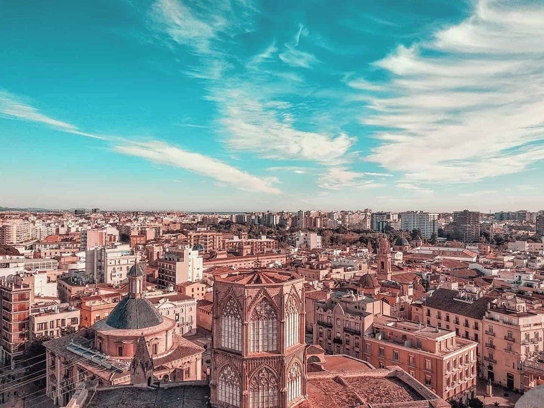 Vista aérea de Valencia
